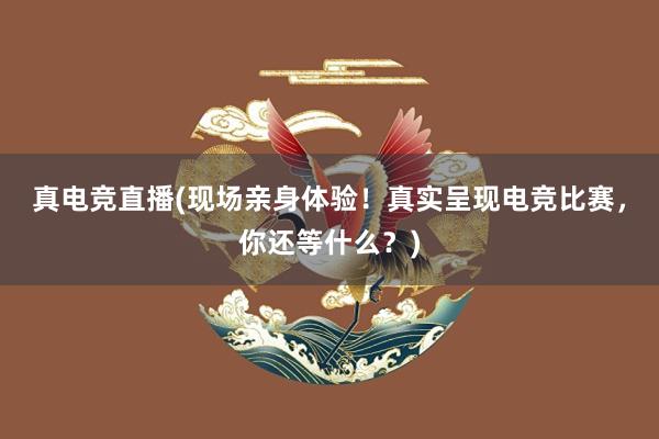 真电竞直播(现场亲身体验！真实呈现电竞比赛，你还等什么？)