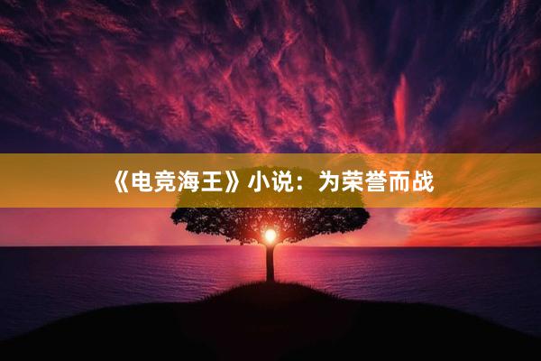 《电竞海王》小说：为荣誉而战