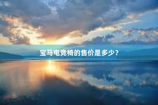 宝马电竞椅的售价是多少？