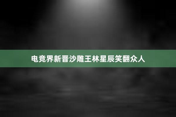 电竞界新晋沙雕王林星辰笑翻众人