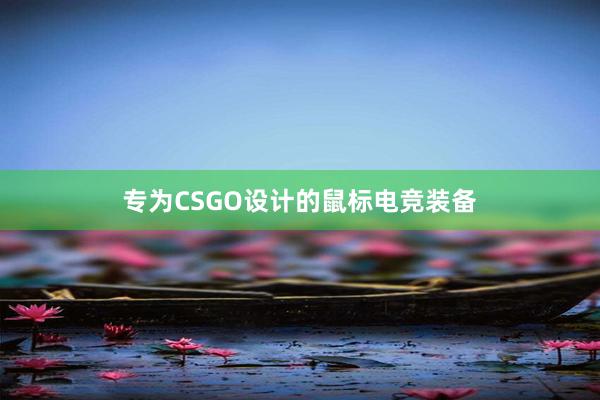 专为CSGO设计的鼠标电竞装备